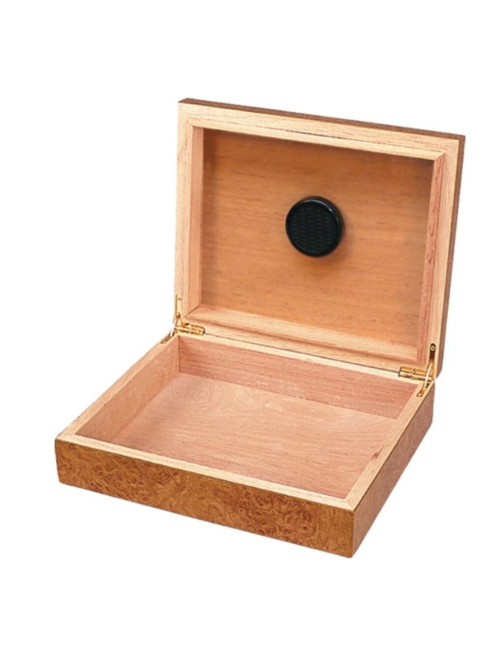 Beautiful Little Burled Wood Storage Box - Picture 2 of 2